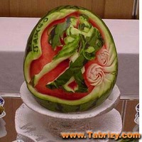 Kunst einer Melone