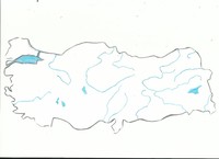 handschriftliche Skizze; Land Türkei