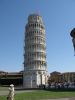 La torre pendente di Pisa