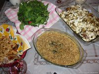 Kashke Bademjan (Auberginen-Mousse mit Sauerrahm)